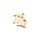 Anhänger Tierkreiszeichen Jungfrau aus 304 Edelstahl in goldfarben 1 Stück