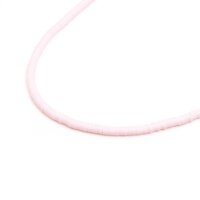 Heishiperlen aus Polymer-Ton 3mm in rosa 1 Strang