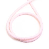 Heishiperlen aus Polymer-Ton 3mm in rosa 1 Strang