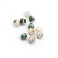 Perlen aus natürlichem Baumachat 6mm 10 Stück