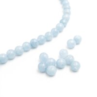 Perlen aus Aquamarin 6mm 1 Strang