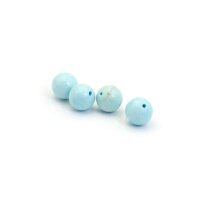 Perlen aus natürlichem Türkis in blau 11mm 4...