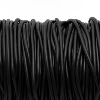 Kautschukband in schwarz 3mm 4 Meter