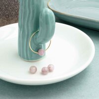 Perlen aus natürlichem Kunzit in einem zarten flieder 6mm 4 Stück