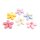 Resin Cabochons als Blume im Farbmix 25mm x 24mm 6 Stück