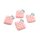 Resin Cabochons Taschenrechener in pink 23mm x 20mm 4 Stück