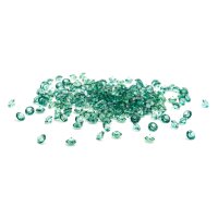 Glasmedaillon Einleger Diamant in smaragd 300 Stück