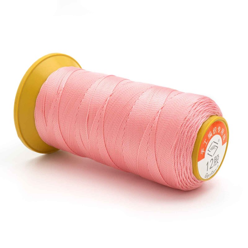 Nylonkordel in pink 0,4mm 120 Meter