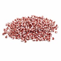 Rocailles Perlen in rot und weiß 3mm 20 Gramm
