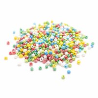 Rocailles Perlen im Farbmix 3mm 20 Gramm 