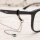 schwarze Brillenbandhalter mit Feder aus 304 Edelstahl 10 Stück
