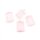 Anhänger "Süßes" aus Resin in pink 4 Stück