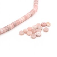 Heishi Perlen aus Pink Opal 4x2mm 20 Stück