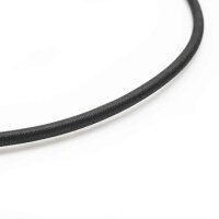 Halskette Seidenband in schwarz 46cm 2 Stück