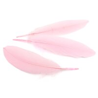 lange Federn in pink 10 Stück