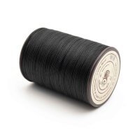 Polyesterkordel gewachst in schwarz 0,45mm 1 Rolle