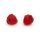 Lampworkperle als Erdbeere in rot 2 Stück