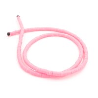 Heishiperlen aus Polymer-Ton 3mm in pink 1 Strang