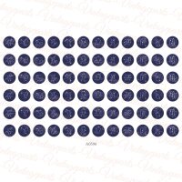 Motivbogen Sternzeichen für Cabochons rund 10 mm