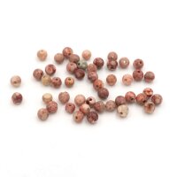Perlen aus natürlichem Maifan in einem nude rosaton...