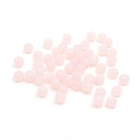 Glasperlen in Jadeoptik in rosa 6,5mm 50 Stück