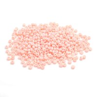 gefrostete Rocailles Perlen opak in pastell pfirsich 3mm...