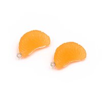 Anhänger Mandarine in Orange 2 Stück