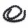 gefrostete Perlen aus Onyx in schwarz 10mm ein Strang mit 39 Perlen