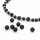 gefrostete Perlen aus Onyx in schwarz 10mm ein Strang mit 39 Perlen