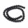 gefrostete Onyx Perlen in schwarz 8mm ein Strang mit 50 Stück
