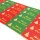 Sticker Weihnachten rot grün mit Goldprägung 1 Bogen mit 30 Aufklebern