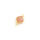 Verbinder aus 925S als Raute mit Mondstein in Aprikose 16x10mm in goldfarben