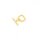 geometrischer Knebelverschluss aus Messing mit 18k Goldbeschichtung 1 Stück
