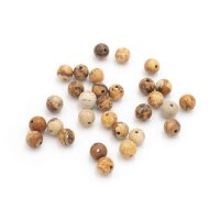 Perlen aus Jaspis in verschiedenen Erdfarbtönen 4mm 30 Stück 