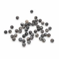 Perlen aus schwarzem Labradorit 4mm mit Glanz 20 Stück