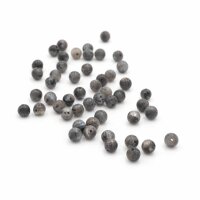 Perlen aus schwarzem Labradorit 4mm mit Glanz 20 Stück