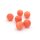 Jadeperlen in Korallen Orange 12mm 6 Stück