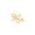 Emaillierter Zirkonia Anhänger als Libelle aus Messing mit 18K goldbeschichtung 