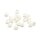 Perlen aus Perlmutt aus gebleichten Trochus-Muscheln 6 mm 20 Stück