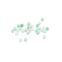 facettierte Perlen aus natürlichem Amazonit 2,5 mm ca. 80 Stück