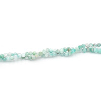 facettierte Perlen aus natürlichem Amazonit 2,5 mm ca. 80 Stück