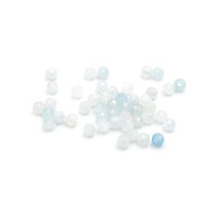 facettierte Perlen aus Aquamarin 2,5mm, 1 Strang mit ca. 80 Perlen
