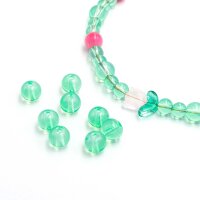 Perlen aus Opalite 8 mm in seegrün 40 Stück