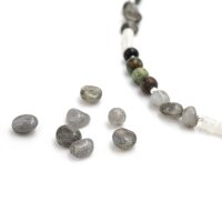 Nuggets Perlen aus Labradorit 4-8 mm 10 Stück