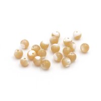 Perlen aus Trochus Muscheln 6 mm 20 Stück
