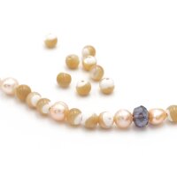Perlen aus Trochus Muscheln 6 mm 20 Stück