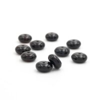 Perlen als Rondelle aus Schwarzem Achat 4x8  mm 10 Stück 