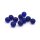 Facettierte Perlen aus Jade in Nachtblau 8 mm 10 Stück
