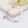 Glasschliffperlen im Pastell Mix 4x3 mm 1 Strang mit ca.126 Perlen