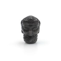 Perle Buddha aus Silberobsidian 1 Stück 19 mm